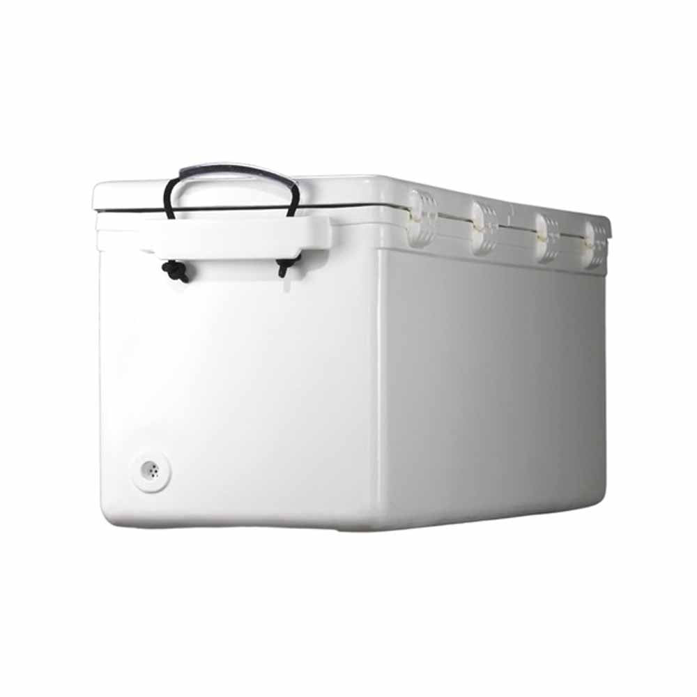  Icey-Tek 270 Quart Rotomold Split-Lid Cooler - White