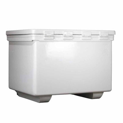  Icey-Tek 760 Quart Commercial, Rotomold Cooler/Box/Ice Chest With Runners - White