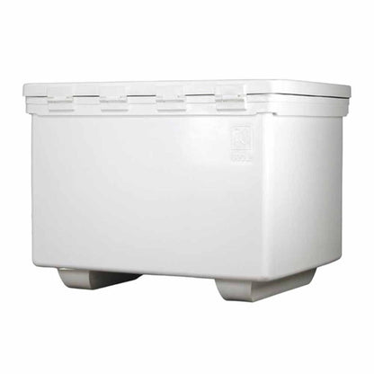  Icey-Tek 760 Quart Commercial, Rotomold Cooler/Box/Ice Chest With Runners - White