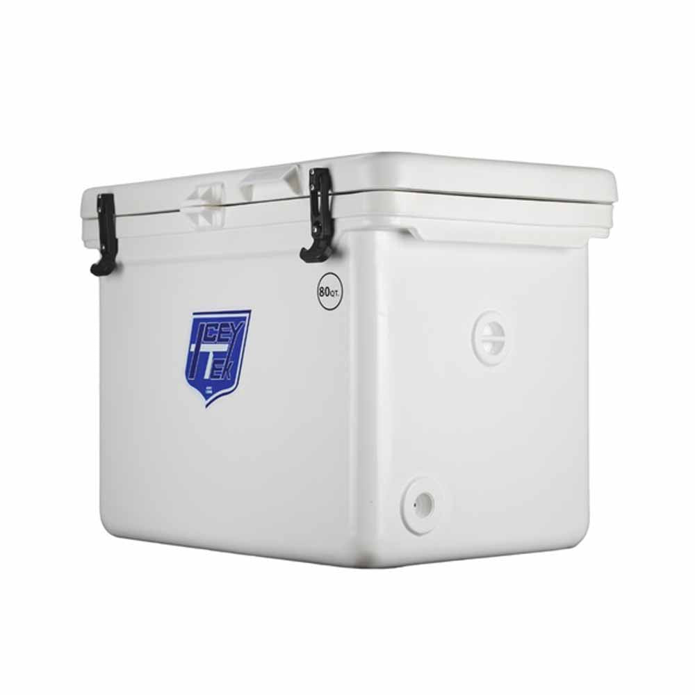  Icey-Tek 80 Quart Rotomold Cooler - White