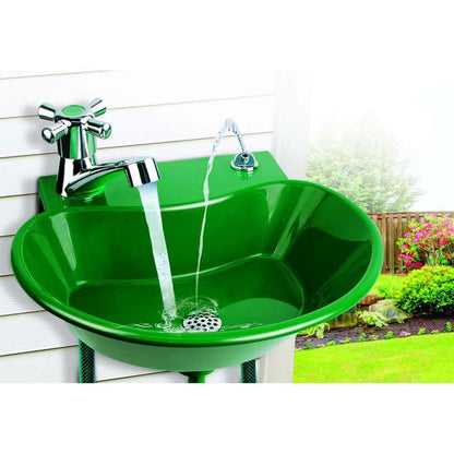  Jobar IdeaWorks 2-in-1 Outdoor Water Fountain And Faucet