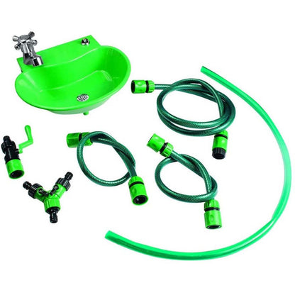  Jobar IdeaWorks 2-in-1 Outdoor Water Fountain And Faucet