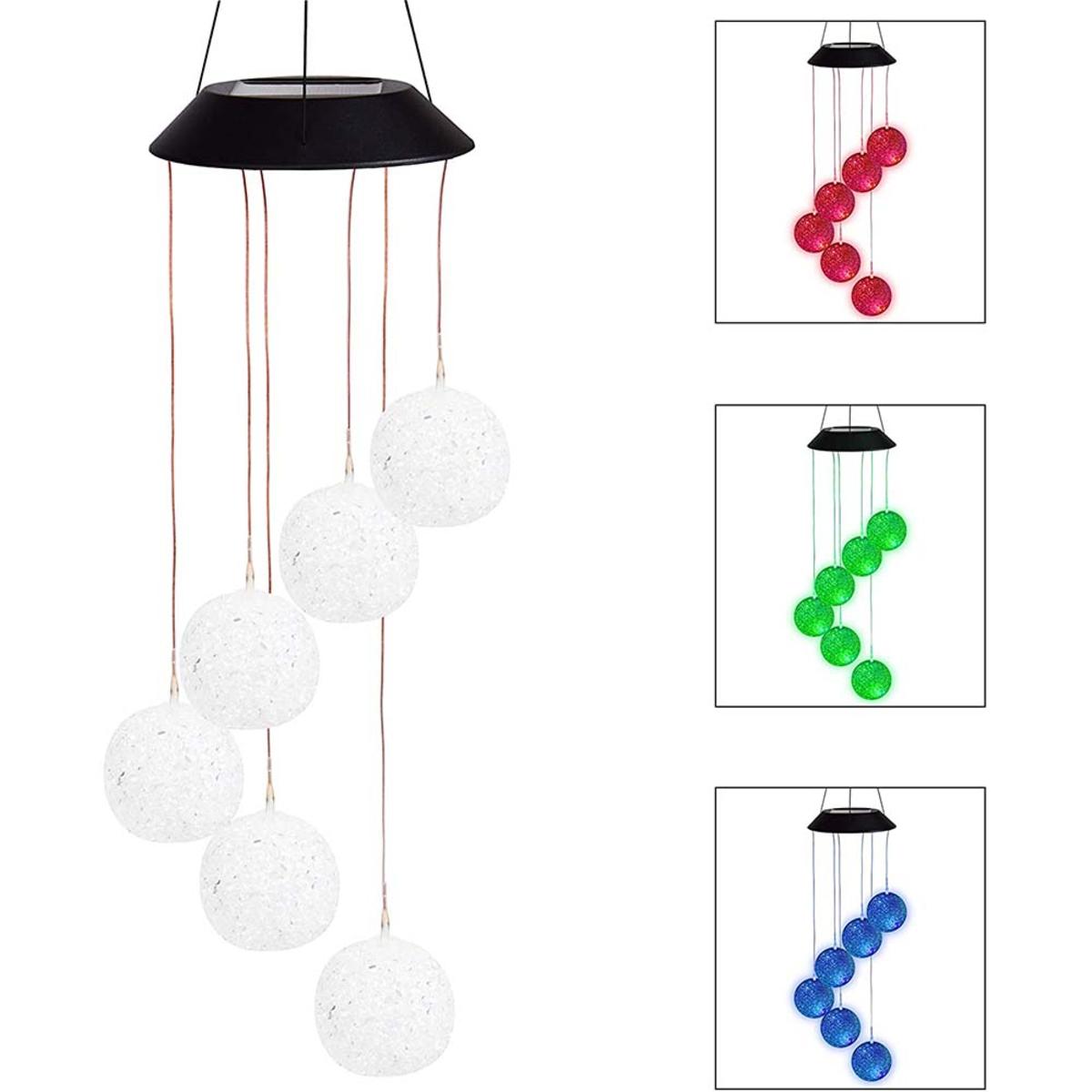  Jobar IdeaWorks Solar Mobile Bubble Color Changing Lights