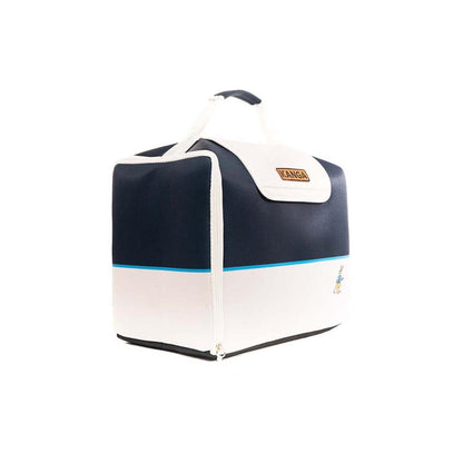  Kanga Coolers Malibu Kase Mate Standard 30 Pack Cooler - White/Navy