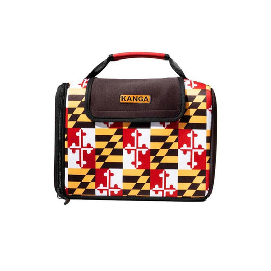  Kanga Coolers Maryland Flag Kase Mate Standard 12 Pack Cooler - Maryland