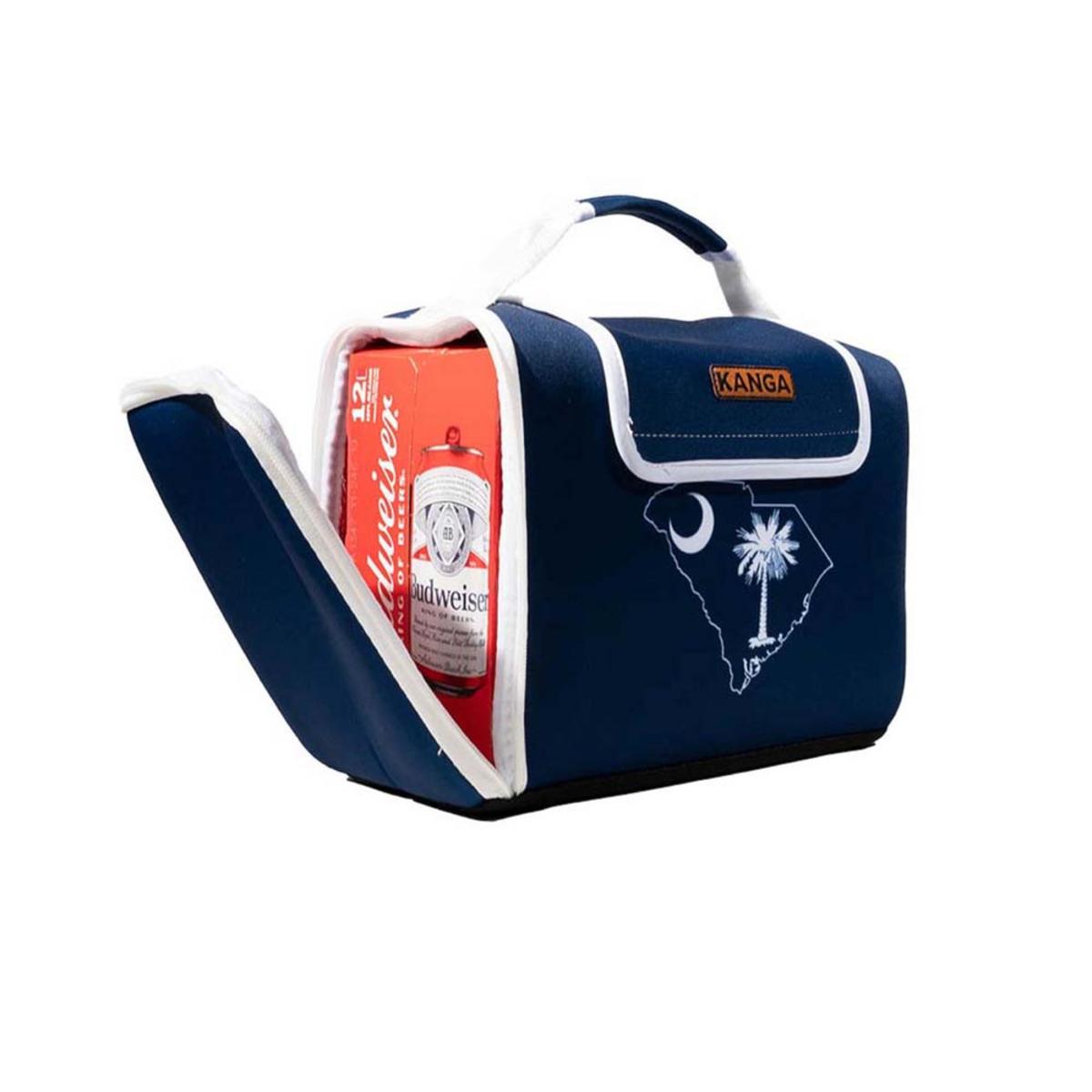  Kanga Coolers South Carolina Flag Kase Mate Standard 12 Pack Cooler - South Carolina