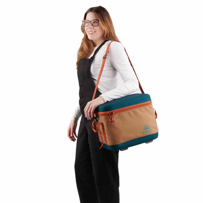  Kelty 14L Folding Cooler - Dull Gold/Deep Teal