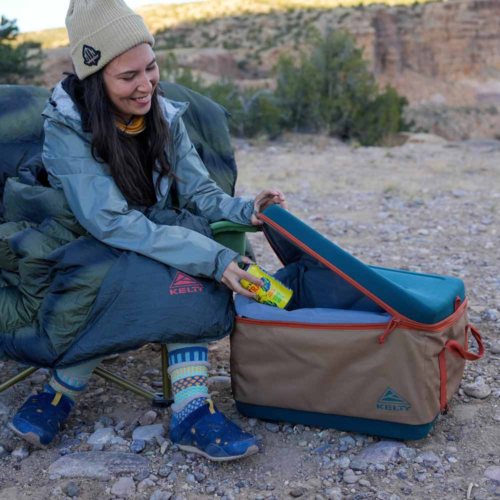  Kelty 28L Folding Cooler - Dull Gold/Deep Teal