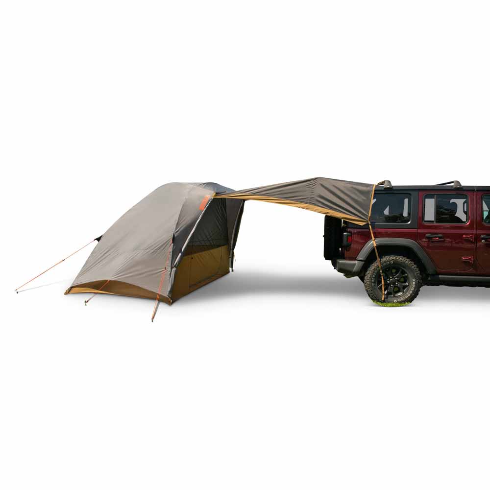  Kelty Caboose 4 Person Tailgate Tent - Smoke/Beluga/Dull Gold