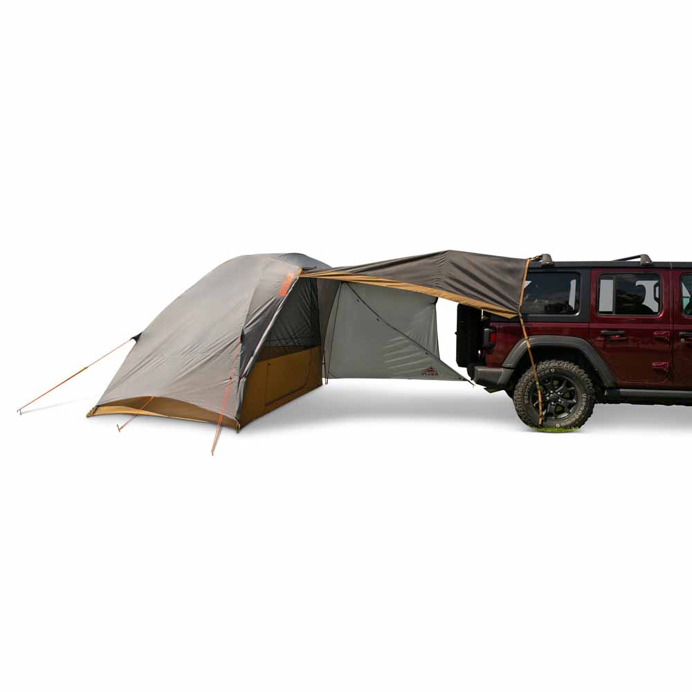  Kelty Caboose 4 Person Tailgate Tent - Smoke/Beluga/Dull Gold