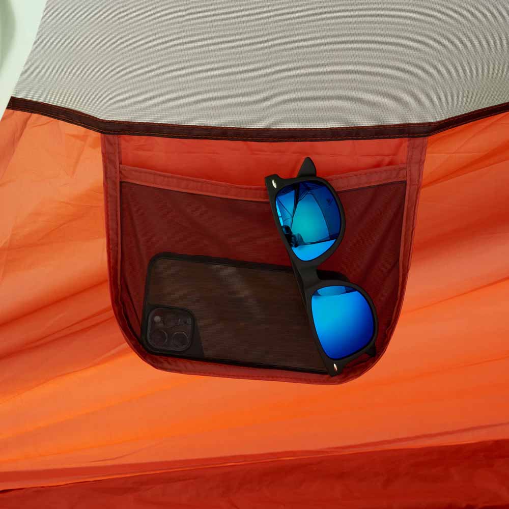  Kelty Discovery Basecamp 4 Person Tent - Laurel Green/Stormy Blue