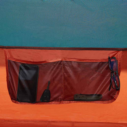  Kelty Discovery Basecamp 6 Person Tent - Laurel Green/Stormy Blue