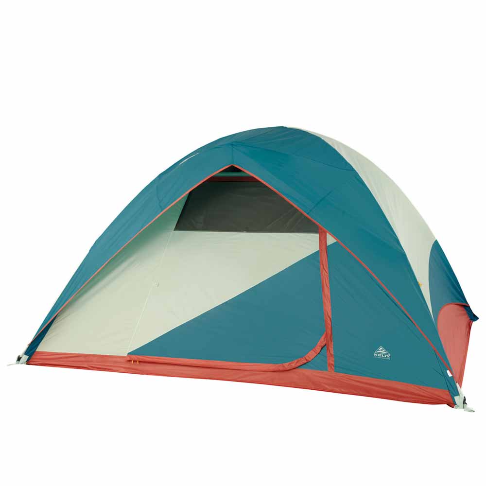  Kelty Discovery Basecamp 6 Person Tent - Laurel Green/Stormy Blue