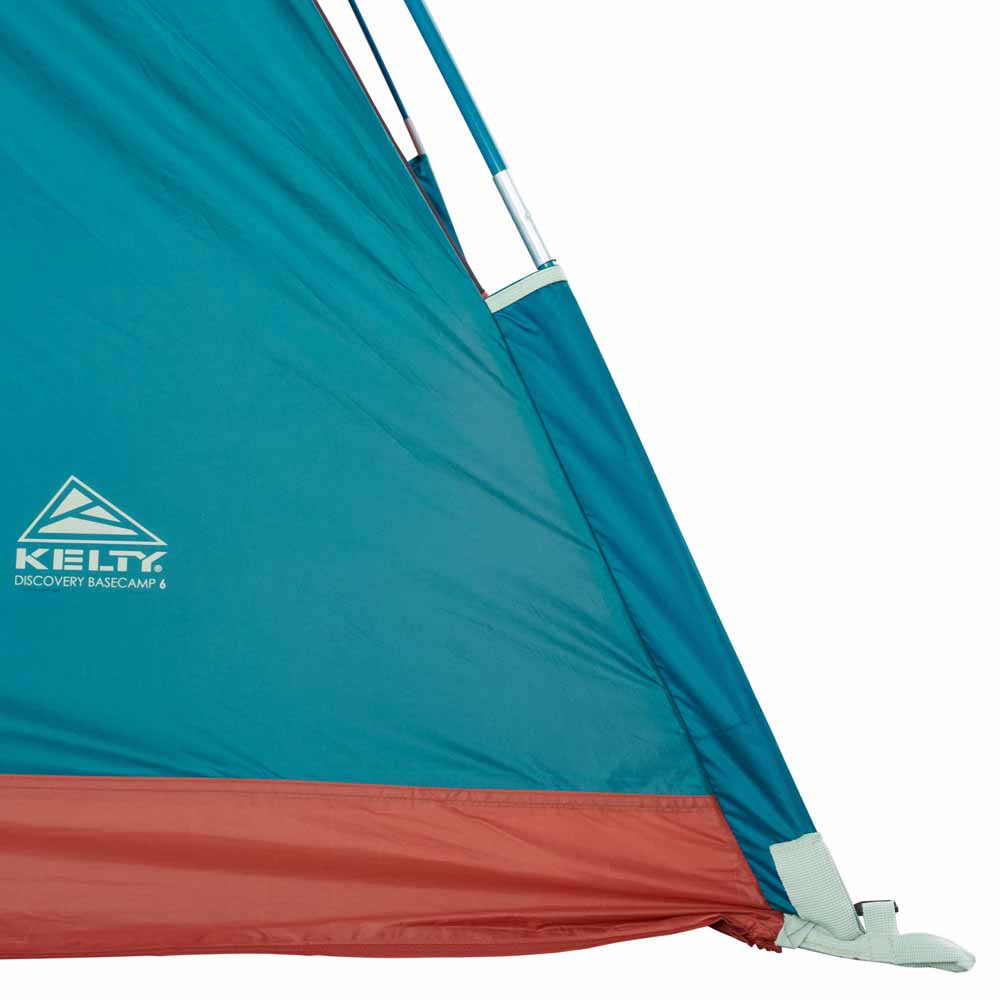  Kelty Discovery Basecamp 6 Person Tent - Laurel Green/Stormy Blue