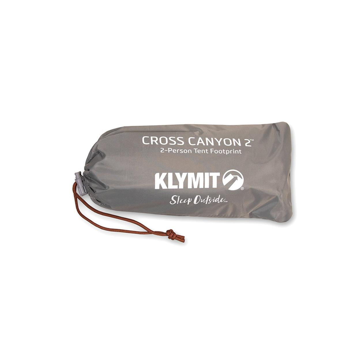  Klymit Cross Canyon 2 Person Tent Footprint - Grey