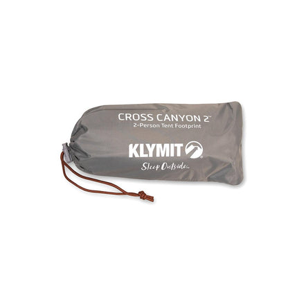  Klymit Cross Canyon 2 Person Tent Footprint - Grey