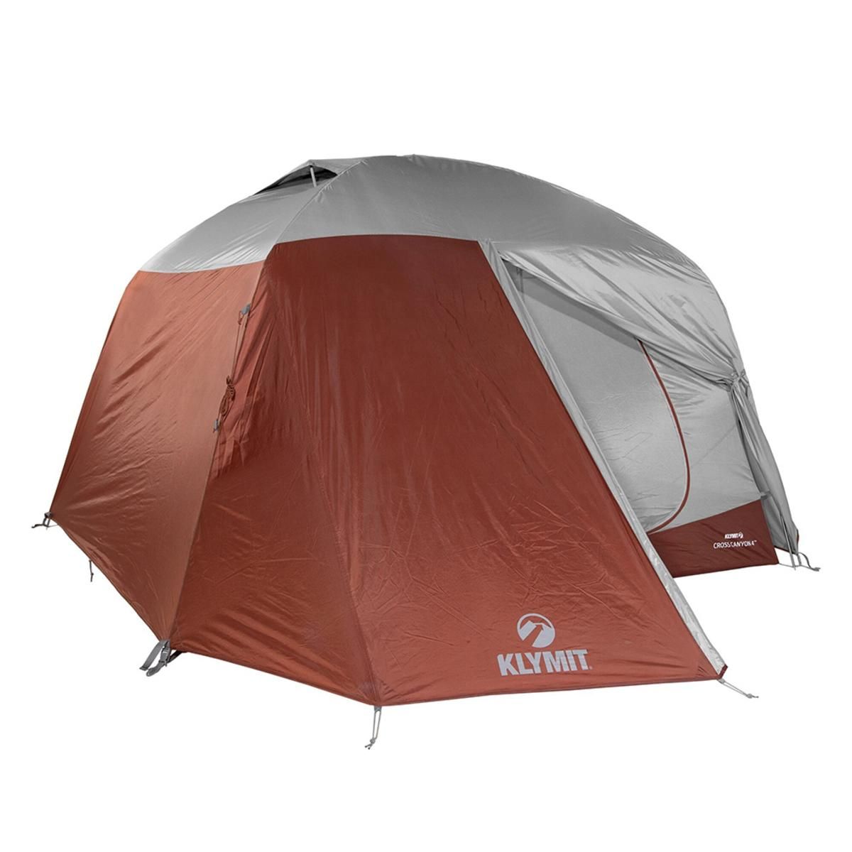  Klymit Cross Canyon 4 Person Tent - Red/Grey