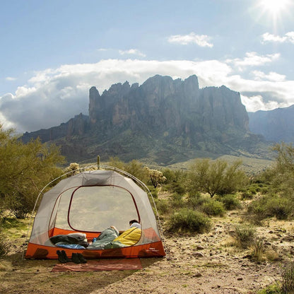  Klymit Cross Canyon 4 Person Tent - Red/Grey