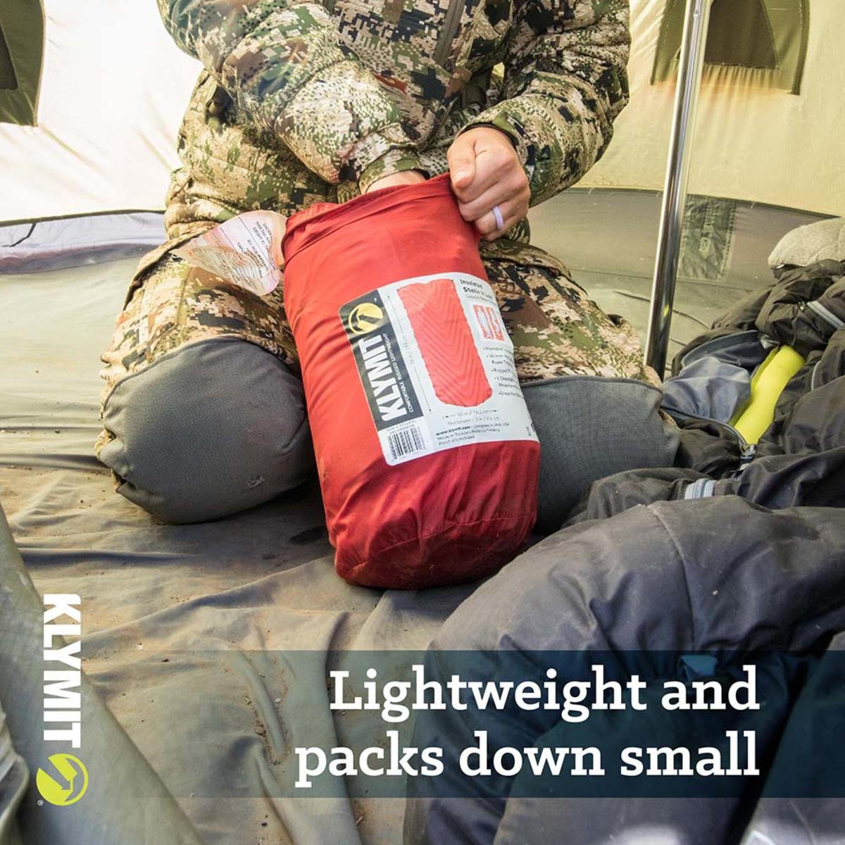  Klymit Insulated Static V Luxe Sleeping Pad - Red