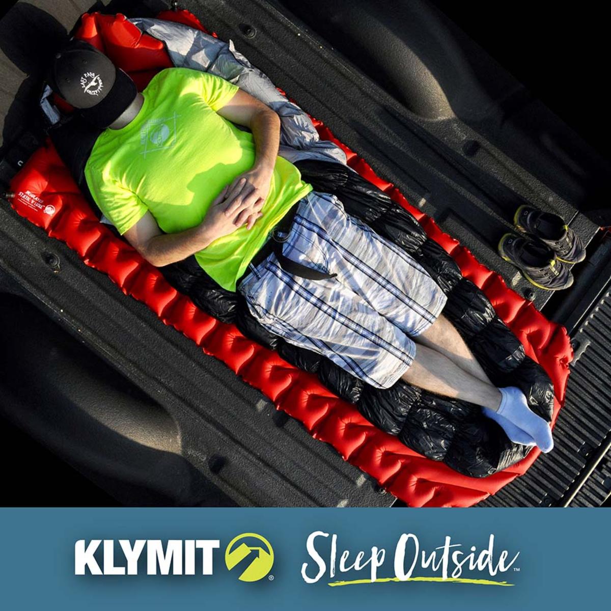  Klymit Insulated Static V Luxe Sleeping Pad - Red