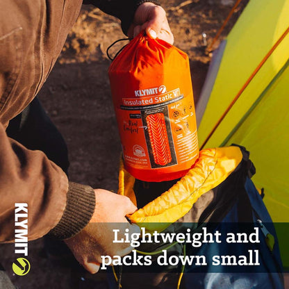  Klymit Insulated Static V Sleeping Pad - Orange