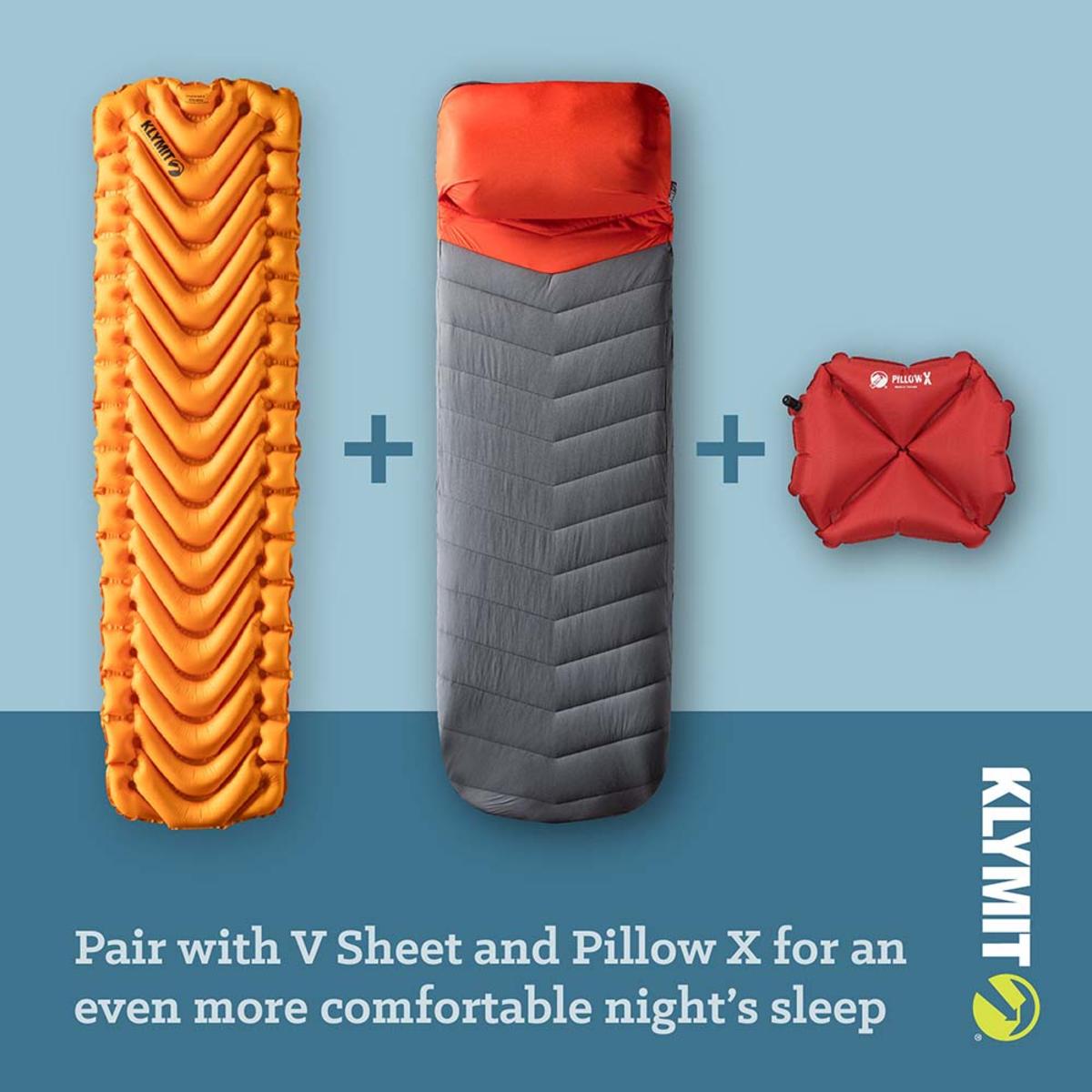  Klymit Insulated V Ultralite SL Sleeping Pad - Orange