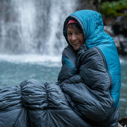  Klymit KSB 35 Large Sleeping Bag - Teal/Grey