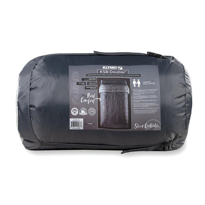  Klymit KSB Double Sleeping Bag - Grey/Light Grey