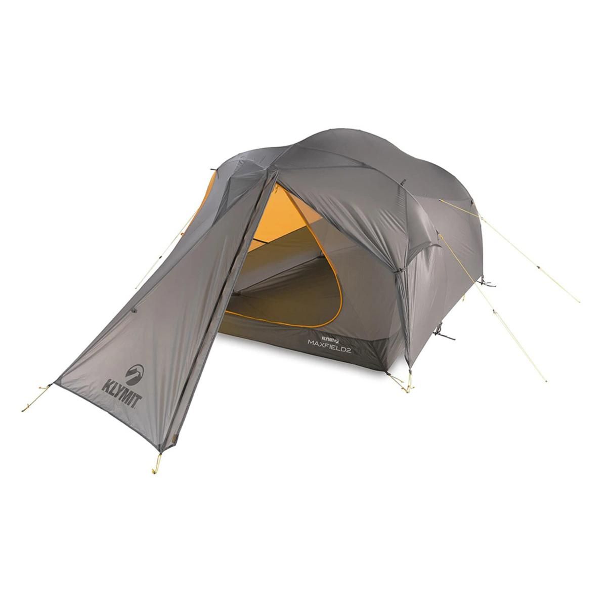  Klymit Maxfield 2 Person Tent - Orange/Grey