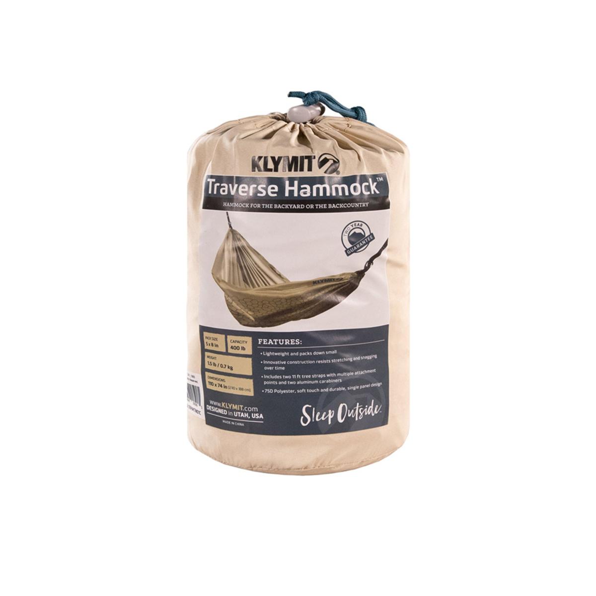  Klymit Traverse Double Hammock - Tan