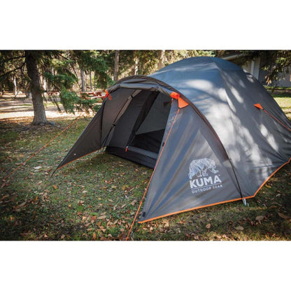  KUMA Outdoor Gear Tekarra 4 Tent - Graphite/Orange