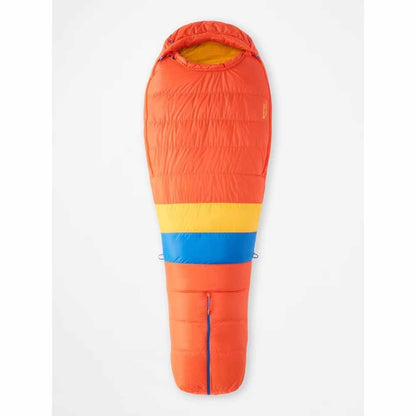  Marmot Mens Always Summer 40ï¿½ Sleeping Bag - Long/Red Sun/Solar