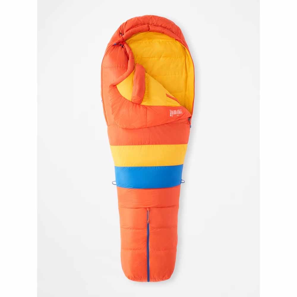  Marmot Mens Always Summer 40ï¿½ Sleeping Bag - Red Sun/Solar