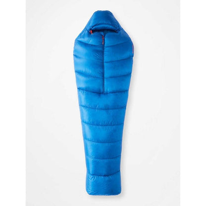  Marmot Mens Bantamweight 15 Long Center Zipper Sleeping Bag - Dark Azure/Clear Blue