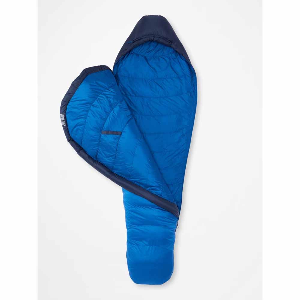  Marmot Mens Helium 15 Sleeping Bag - Short/Arctic Navy/Dark Azure