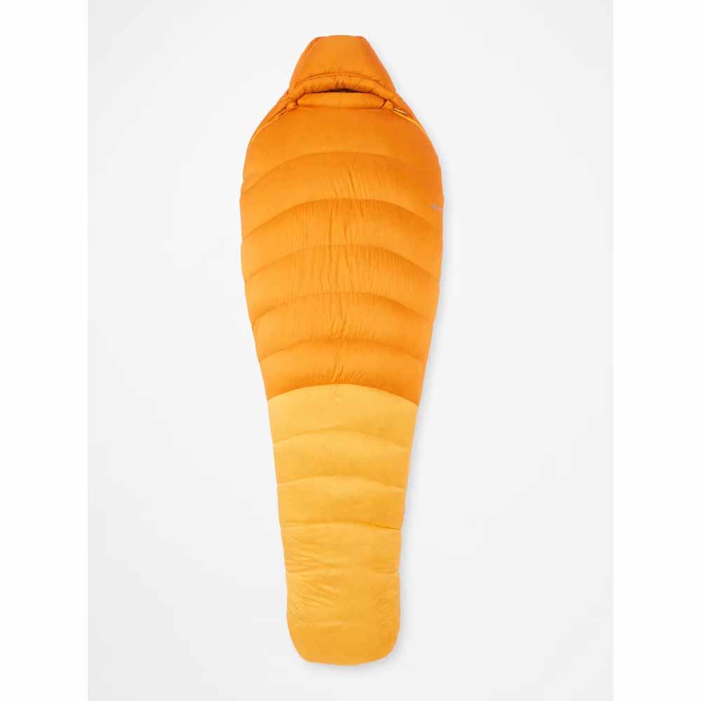  Marmot Mens Lithium 0 Sleeping Bag - Short/Orange Pepper/Golden Sun