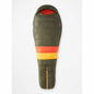  Marmot Mens Never Winter 30ï¿½ Sleeping Bag - Nori/Red Sun