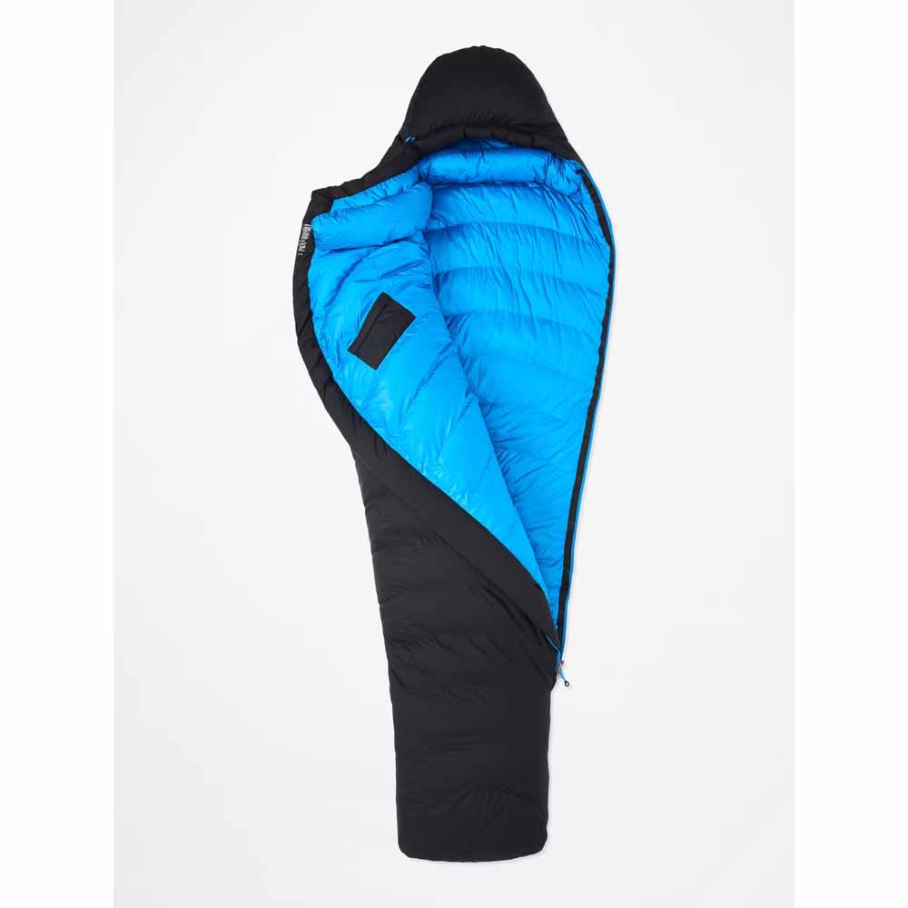  Marmot Mens Paiju 10 Sleeping Bag - Long/Black/Clear Blue