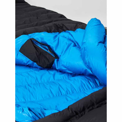  Marmot Mens Paiju 10 Sleeping Bag - Long/Black/Clear Blue