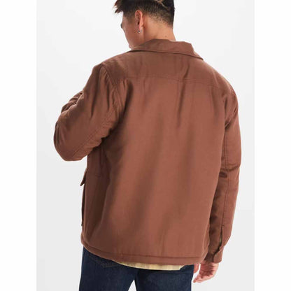  Marmot Mens Ridgefield Heavyweight Sherpa-Lined Flannel Shirt Jacket