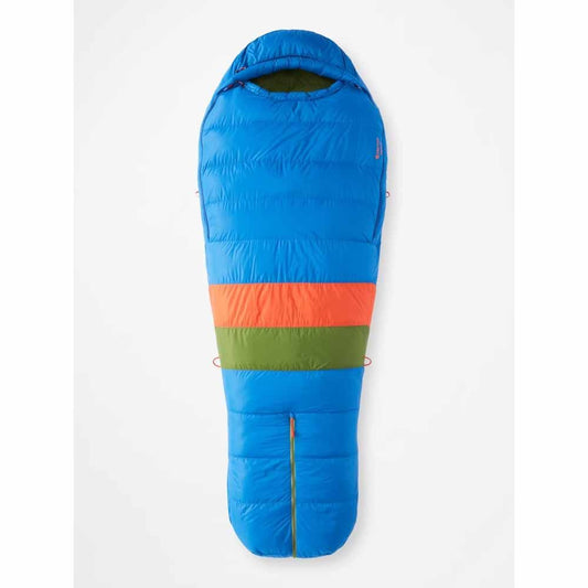  Marmot Mens Sawtooth 15 Sleeping Bag - Extra Wide/Dark Azure/Foliage