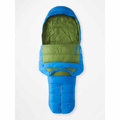  Marmot Mens Sawtooth 15 Sleeping Bag - Extra Wide/Dark Azure/Foliage