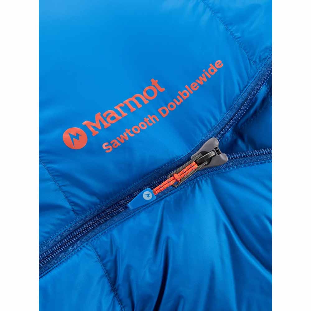  Marmot Sawtooth Doublewide Bag - Dark Azure/Foliage
