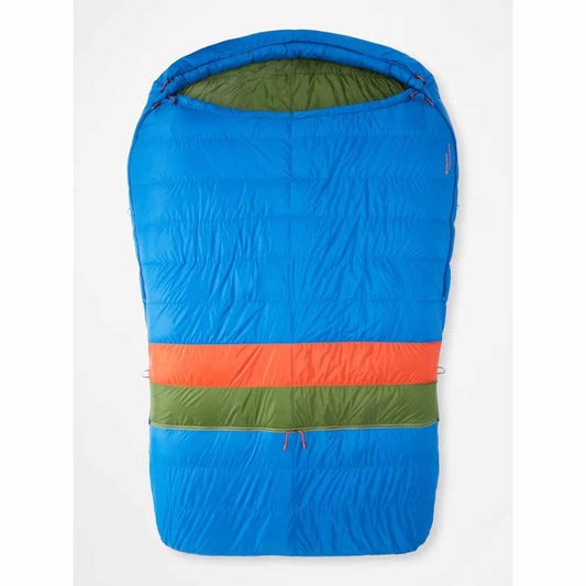  Marmot Sawtooth Doublewide Bag - Dark Azure/Foliage