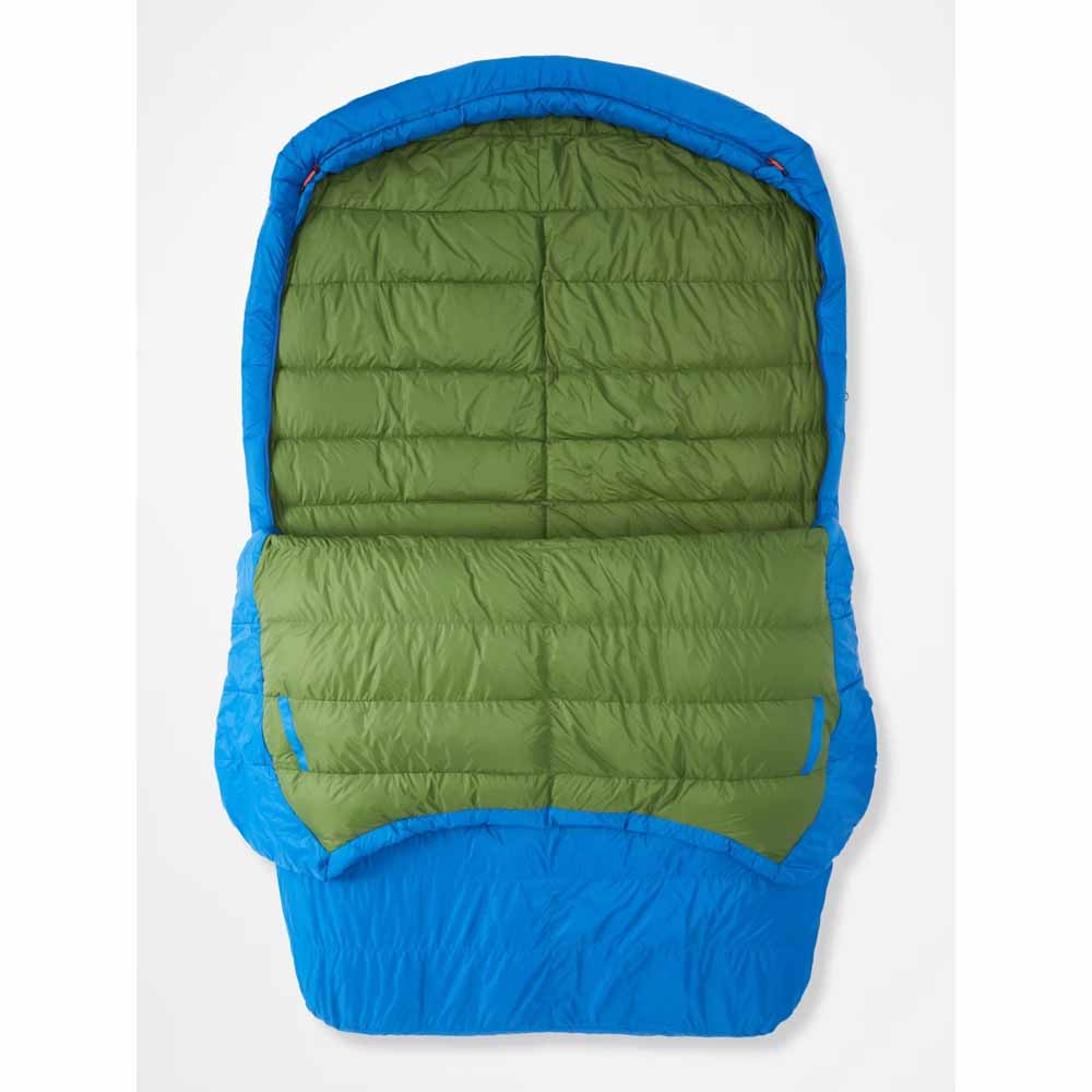  Marmot Sawtooth Doublewide Bag - Dark Azure/Foliage