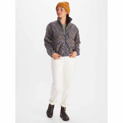  Marmot Womens Aros Printed Full-Zip Fleece Jacket