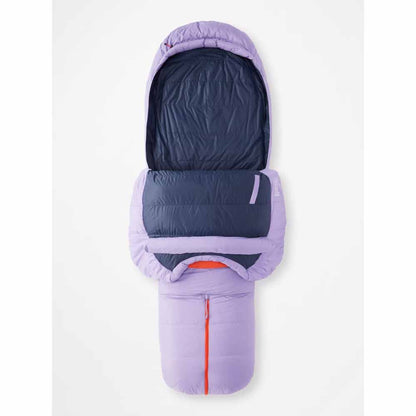  Marmot Womens Teton 15ï¿½ Sleeping Bag - Long/Paisley Purple/Arctic Navy