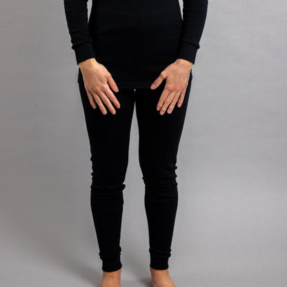  Merino Skins Unisex Long John / Pant - Black