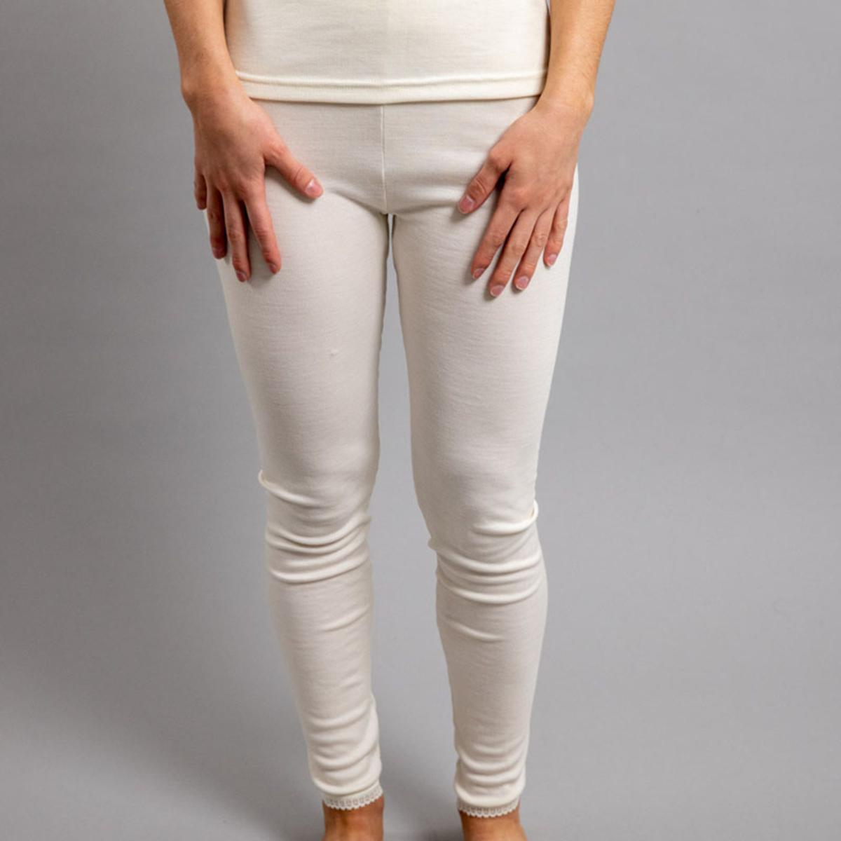  Merino Skins Unisex Long John / Pant - White
