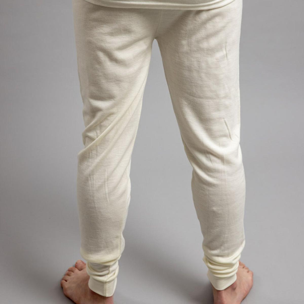  Merino Skins Unisex Long John / Pant - White